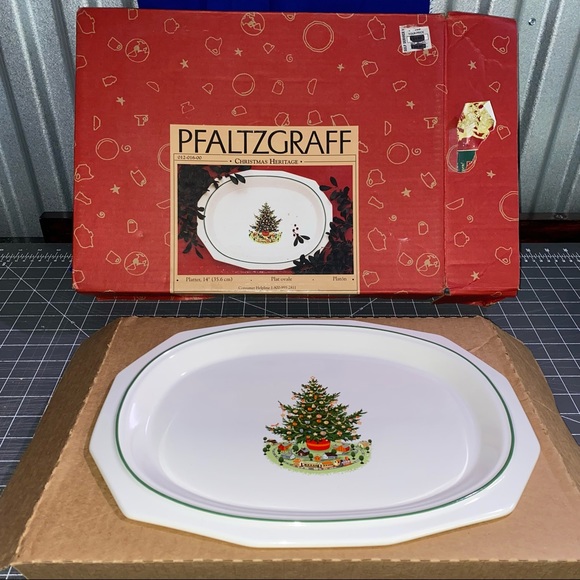 Pfaltzgraff Other - Pfaltzgraff Christmas Heritage 14” Platter NEW beautiful USA.